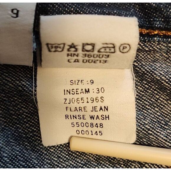 Calvin Klein Flare Jeans Women’s Size 9 Rinse Wash Denim 100% cotton. Please see - Picture 10 of 16